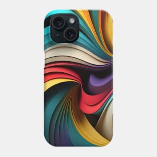 Colored Curves Phone Case