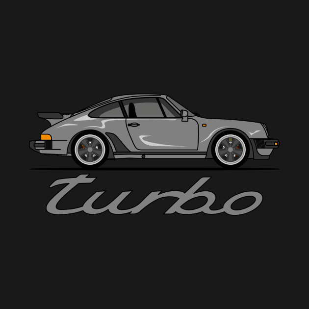 Grey 911 Turbo by Lafta Design