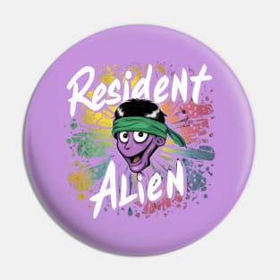 RESIDENT ALIEN IN PURPLE Pin