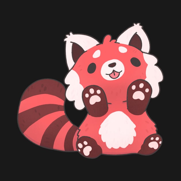 Red panda beans by IcyBubblegum