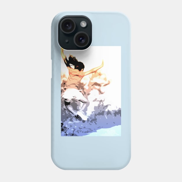 Euphoria, happy kid jumping in the air, altered photography Phone Case by KINKDesign