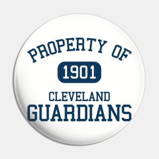 Property of Cleveland Guardians Pin