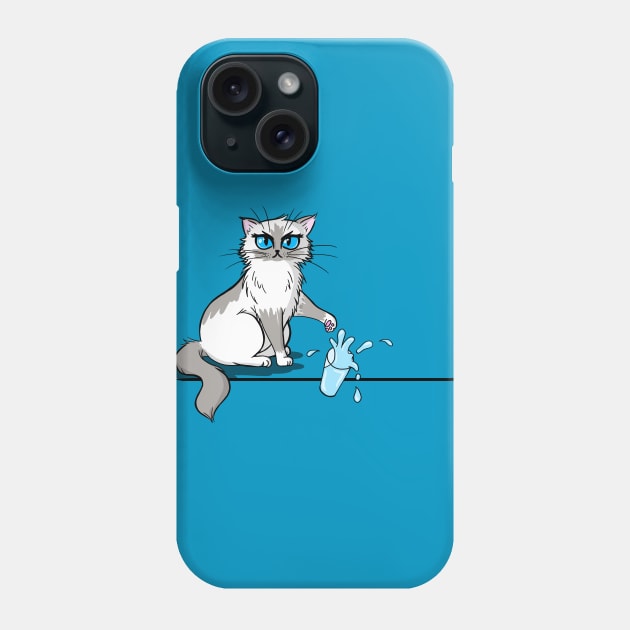 Because cats are just a**holes Phone Case by SwanStarDesigns