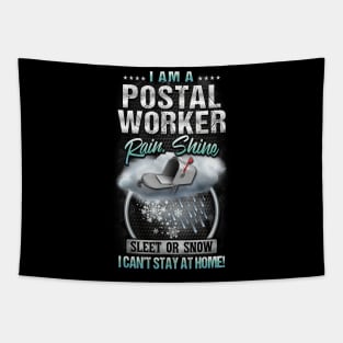 I'm A Postal Worker Tapestry