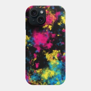 CMYK Graffiti Clouds Phone Case