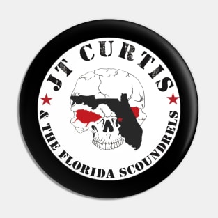JT Curtis and the Florida Scoundrels White BG Pin
