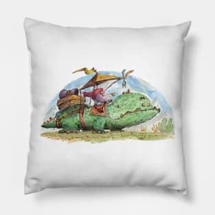Traveler gnome Pillow