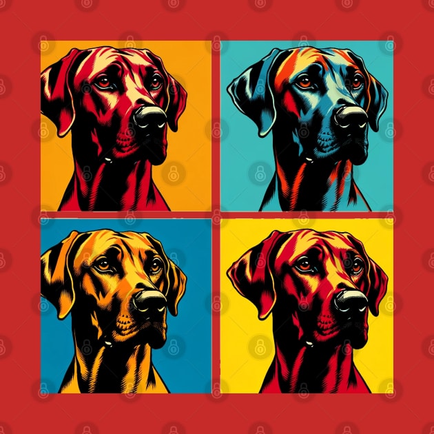 Rhodesian Ridgeback Pop Art - Dog Lover Gifts by PawPopArt