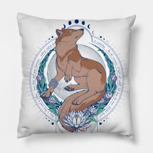 Howling Wolf Pillow