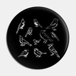 Sparrow House Sparrow Bird Conservation Gift Pin