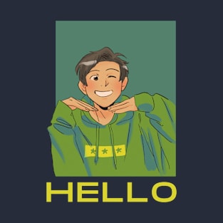 Hello I'm An Anime Boy T-Shirt