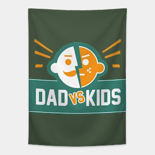 Dad VS Kids Tapestry