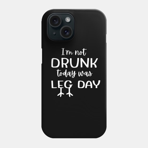 Leg Day Phone Case by AniTeeCreation