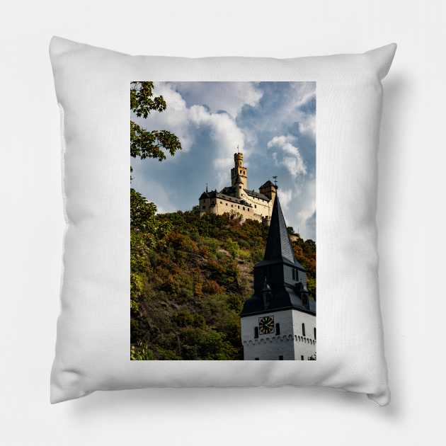 Marksburg Castle Pillow by Memories4you