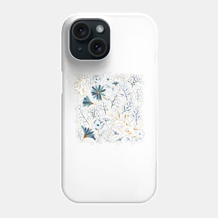 Ice Blue Fantasy Garden Phone Case