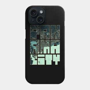 Panama City Map Typography - Summer Phone Case