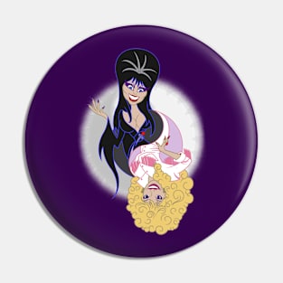 Yin and Yang Dolly Elvira Pin