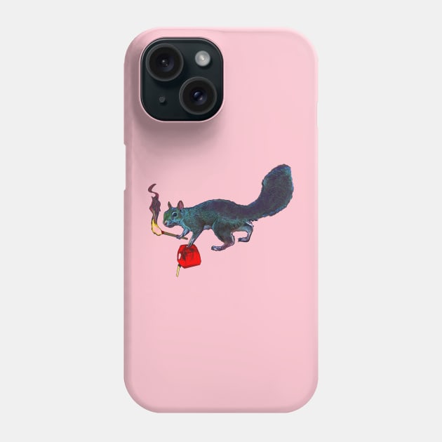 Bad Intention Squirrel Phone Case by LastViewGallery