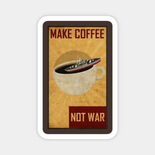 Make Coffee Not War Magnet
