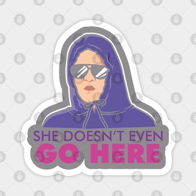 She Doesn't Even Go Here! Damian Hoodie Magnet by B3an!