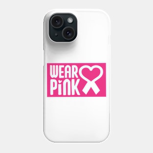 wear pink gift, Breast Cancer Awareness ribbon month 2022 Phone Case