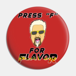 Press F for flavor spicy chef meme flames Pin