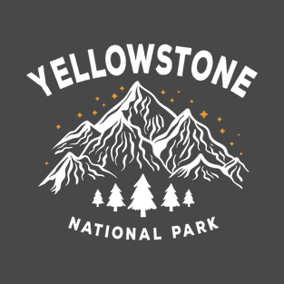 yellowstone national park mountains T-Shirt