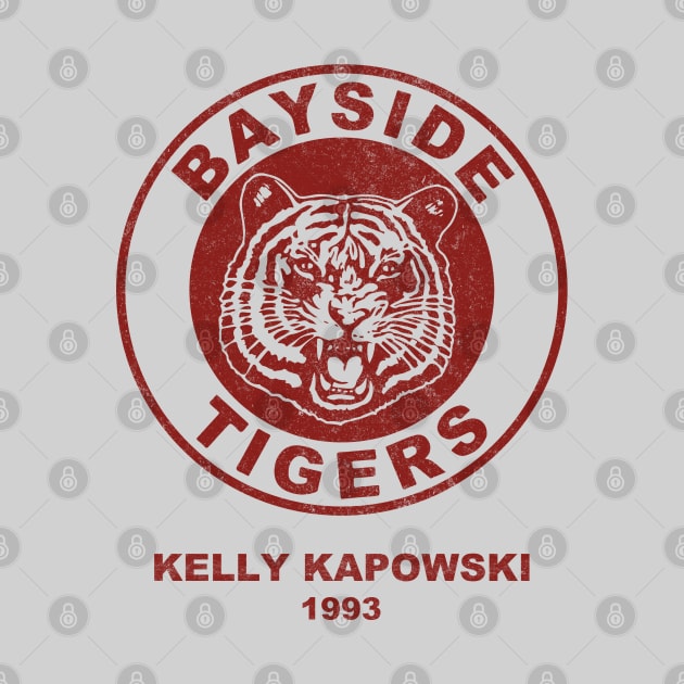 Bayside Tigers - Kelly Kapowski 1993 - vintage logo by BodinStreet