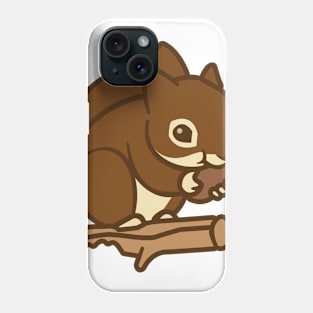 Hungry Squirrel Eating Seeds Graphic Novelty Shirt Phone Case