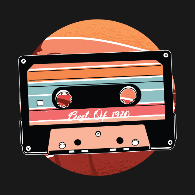 70S RETRO  vintage retro cassette by Midoart