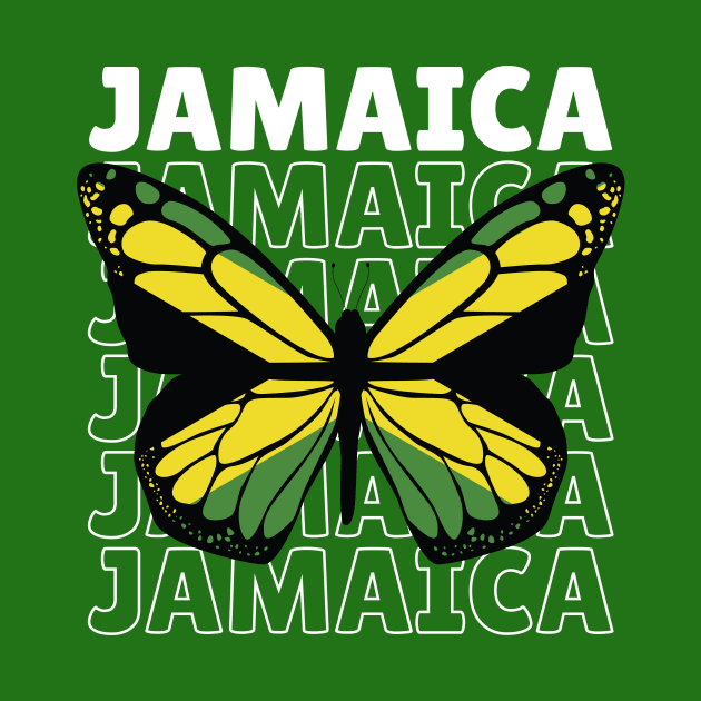 I Love Jamaica // Jamaican Flag // Jamaican Pride by SLAG_Creative