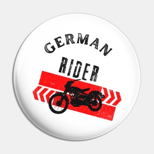 Motorcycle Vintage German Biker Pin