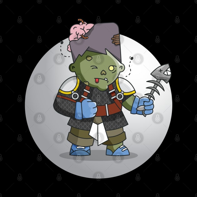 Relic Hunters - Green Zombie with Chainmail by Lovelace Designs