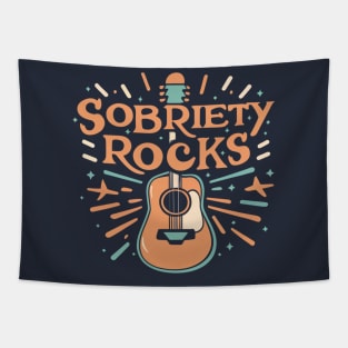 Sobriety Rocks Tapestry