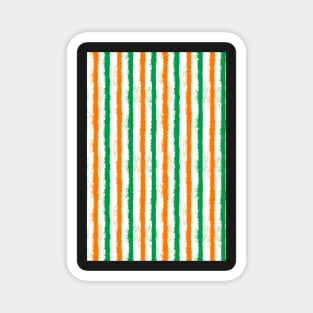 Irish splatter stripes Magnet