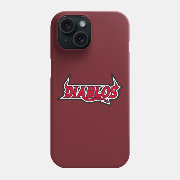 Diablos Sports Logo Phone Case by DavesTees