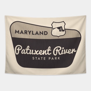 Patuxent River State Park Maryland Welcome Sign Tapestry