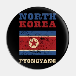 Flag of North Korea Pin