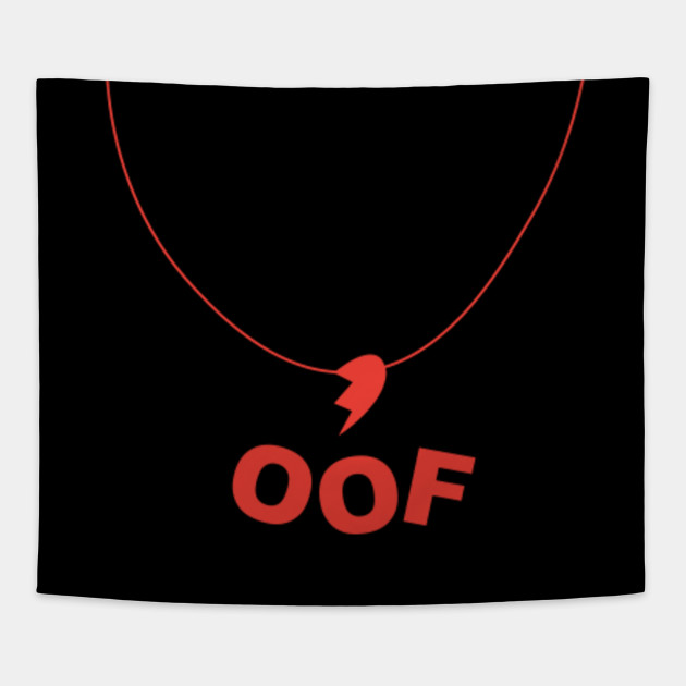 Roblox Necklace Broken Heart Roblox Oof Tapestry Teepublic Au - roblox survivor roblox pin teepublic au