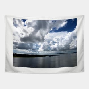 Lowcountry Clouds over Charleston Harbor Tapestry