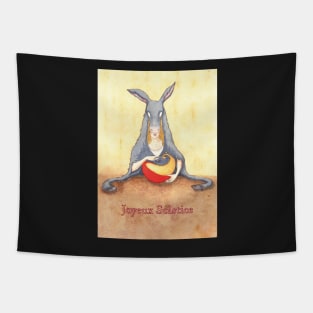 Copy of Donkey Skin" + "Joyeux Solstice" Tapestry