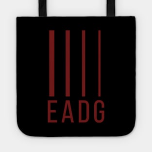 Bass Player Gift - EADG 4 String Bass Guitar Tote