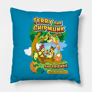 Terry the Chipmunk and Friends Pillow