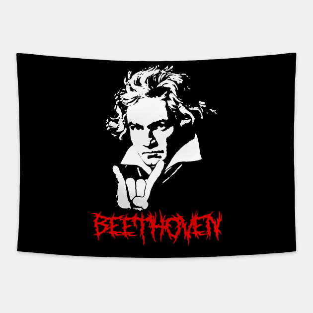 Beethoven is Metal Tapestry by LordNeckbeard