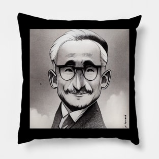 F. A. Hayek | Manga-Cartoon style Pillow