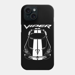 Dodge SRT Viper - 2013-2017 White Stripes Phone Case