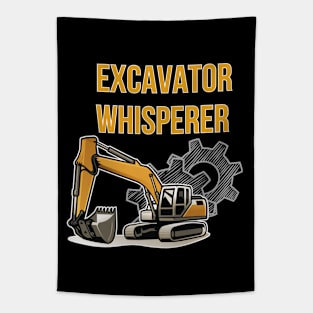 Excavator Whisperer Tapestry