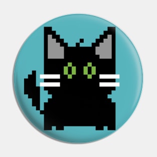 black kitten Pin