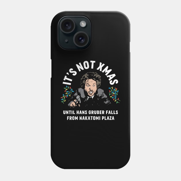 Hans Gruber Christmas Phone Case by adalynncpowell