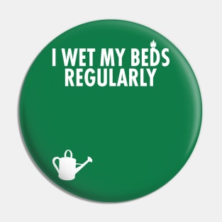 It wet my beds regularly. Funny watering can Gardener Design Spring Gardening Pin